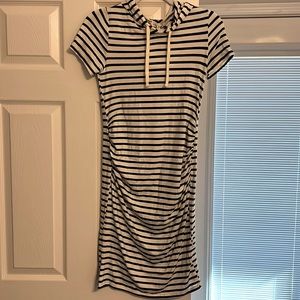 Maternity Black&White Dress